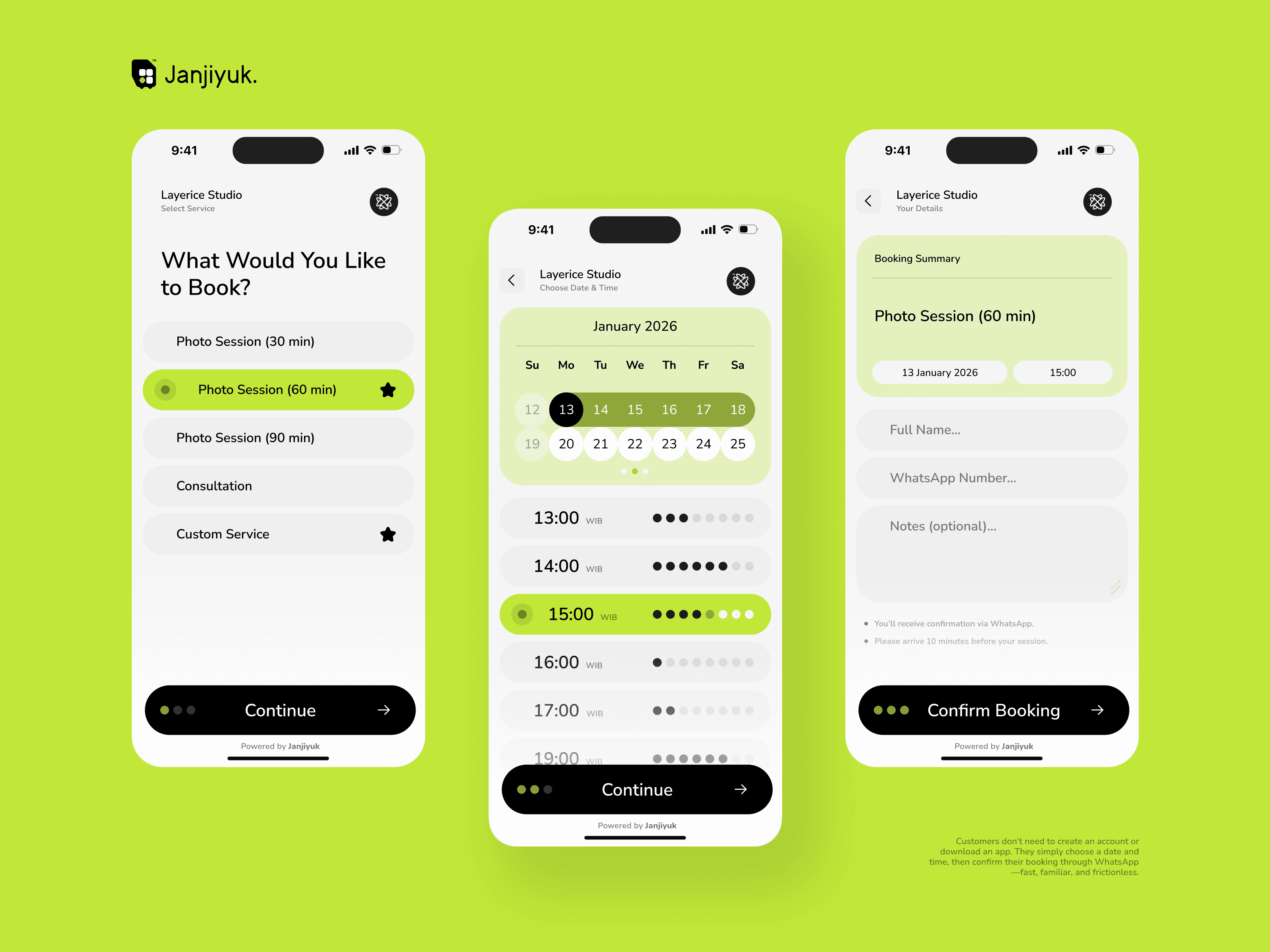Janjiyuk, a SaaS product design