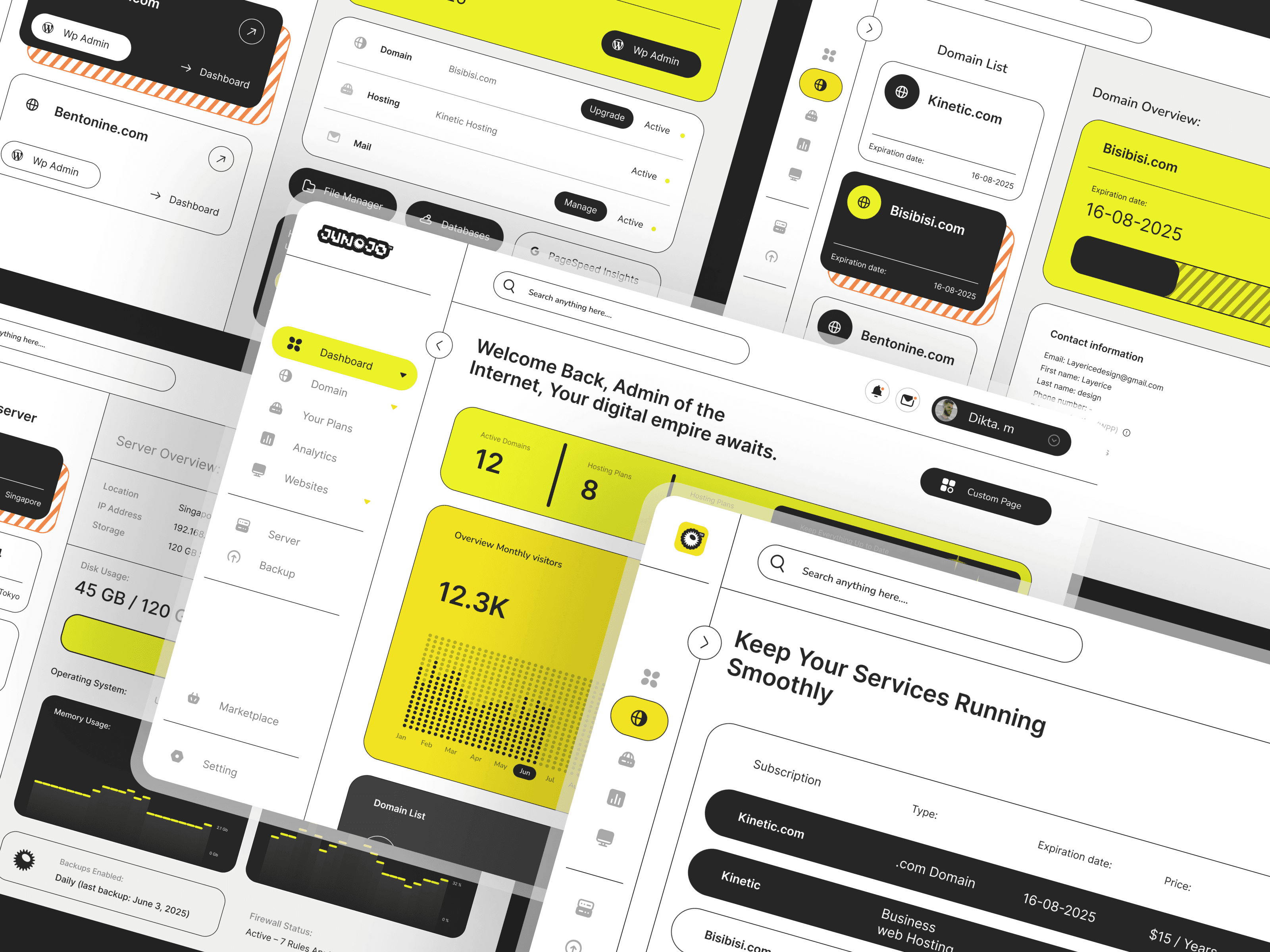 Junojo, a SaaS product design