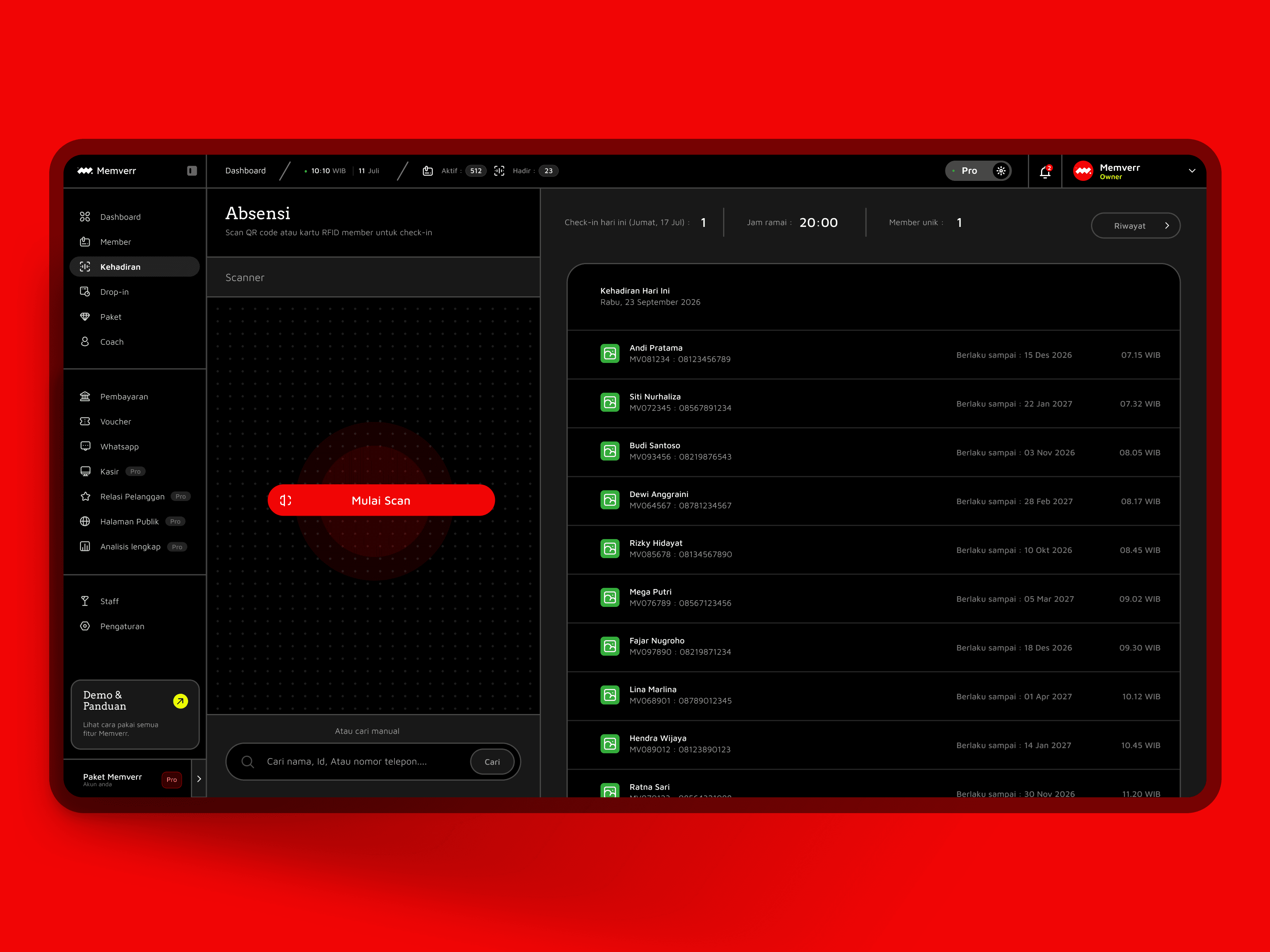 Memverr, a SaaS product design